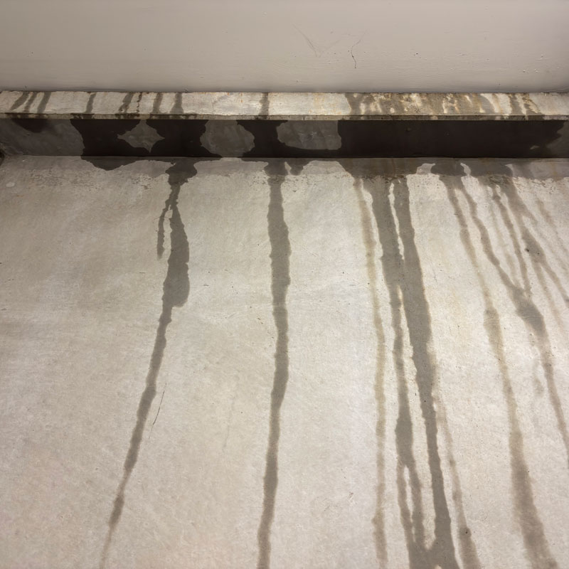 slab foundation leak