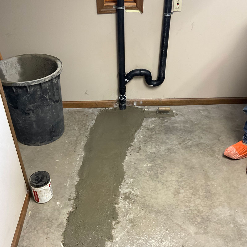 drain leaking